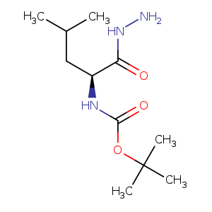 tert-Butyl n-[(1s)-1-(hydrazinecarbonyl)-3-methylbutyl]carbamate