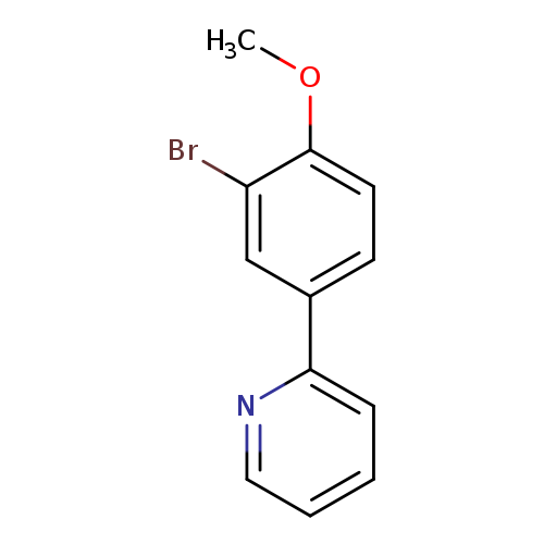 Pyridine, 2-(3-bromo-4-methoxyphenyl)-