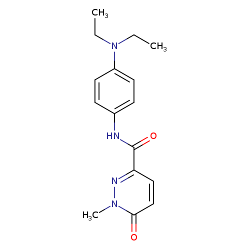 N-[4-(diethylamino)phenyl]-1-methyl-6-oxo-1,6-dihydropyridazine-3-carboxamide