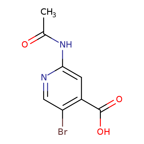 2-Acetamido-5-bromoisonicotinic acid