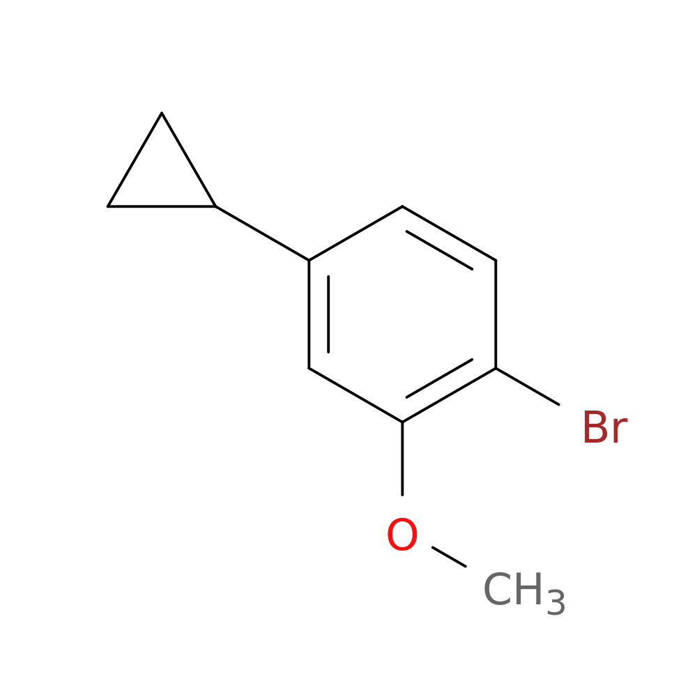 1-Bromo-4-cyclopropyl-2-methoxybenzene