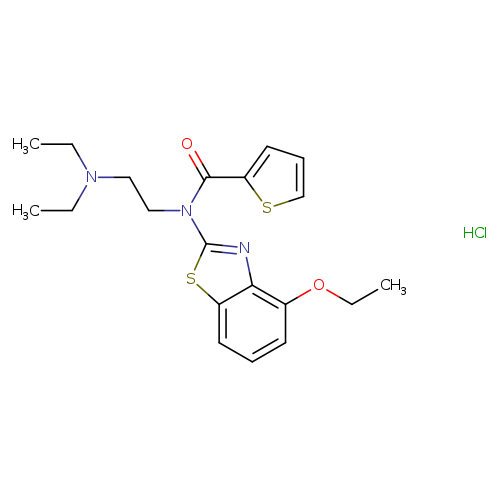 N-[2-(diethylamino)ethyl]-N-(4-ethoxy-1,3-benzothiazol-2-yl)thiophene-2-carboxamide hydrochloride