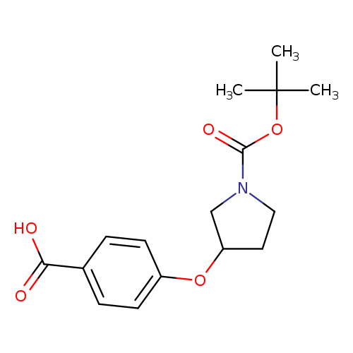 4-({1-[(tert-butoxy)carbonyl]pyrrolidin-3-yl}oxy)benzoicacid