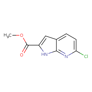 1H-Pyrrolo[2,3-b]pyridine-2-carboxylic acid, 6-chloro-, methyl ester