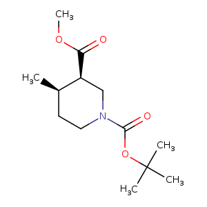 1,3-Piperidinedicarboxylic acid, 4-methyl-, 1-(1,1-dimethylethyl) 3-methyl ester, (3R,4R)-rel-