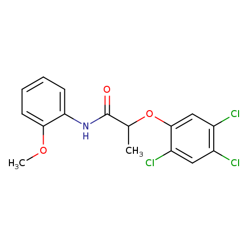 N-(2-methoxyphenyl)-2-(2,4,5-trichlorophenoxy)propanamide