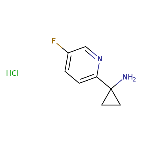 1-(5-fluoropyridin-2-yl)cyclopropan-1-amine hydrochloride