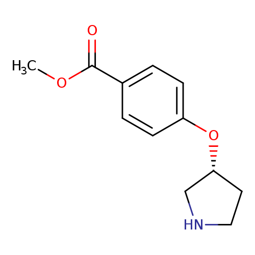Methyl (R)-4-(pyrrolidin-3-yloxy)benzoate