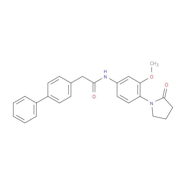 2-{[1,1'-biphenyl]-4-yl}-N-[3-methoxy-4-(2-oxopyrrolidin-1-yl)phenyl]acetamide