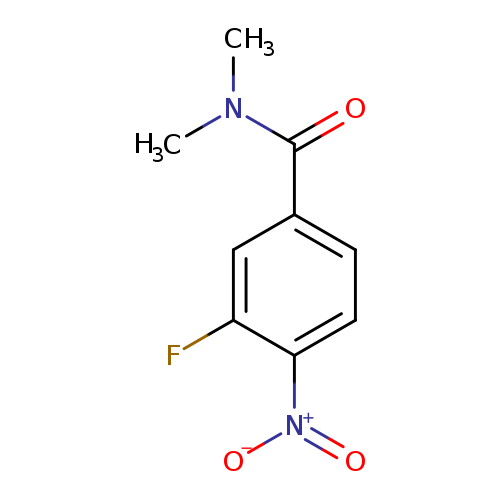 3-fluoro-N,N-dimethyl-4-nitrobenzamide