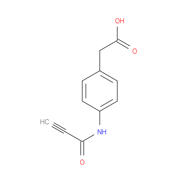 2-[4-(prop-2-ynamido)phenyl]acetic acid