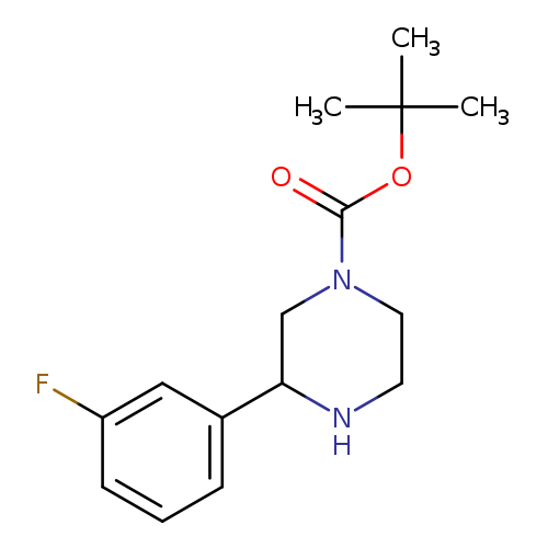 tert-butyl 3-(3-fluorophenyl)piperazine-1-carboxylate