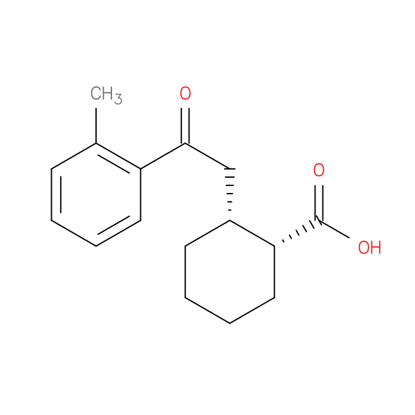 cis-2-[2-(2-Methylphenyl)-2-oxoethyl]cyclohexane-1-carboxylic acid