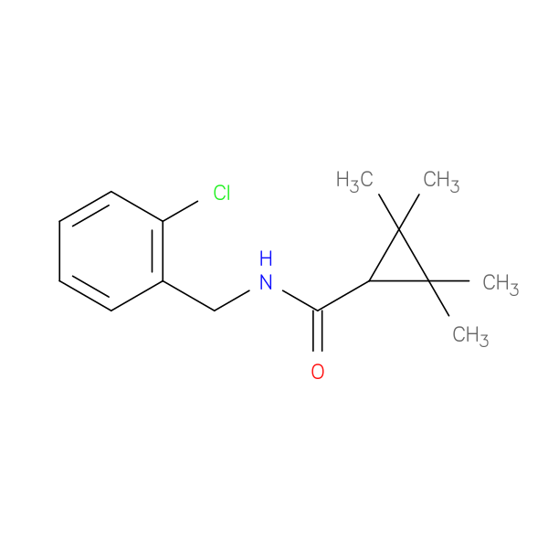N-[(2-chlorophenyl)methyl]-2,2,3,3-tetramethylcyclopropane-1-carboxamide