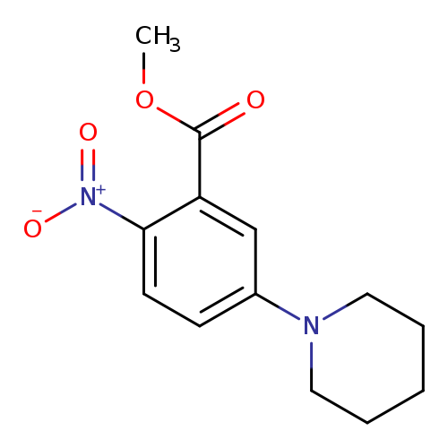 Methyl 2-nitro-5-(piperidin-1-yl)benzoate