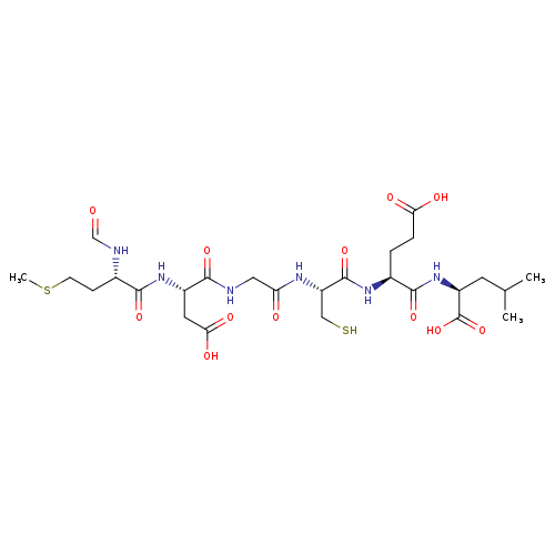 L-Leucine,N-formyl-L-methionyl-L-a-aspartylglycyl-L-cysteinyl-L-a-glutamyl-