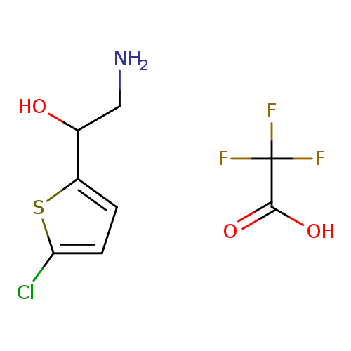 2-amino-1-(5-chlorothiophen-2-yl)ethan-1-ol, trifluoroacetic acid