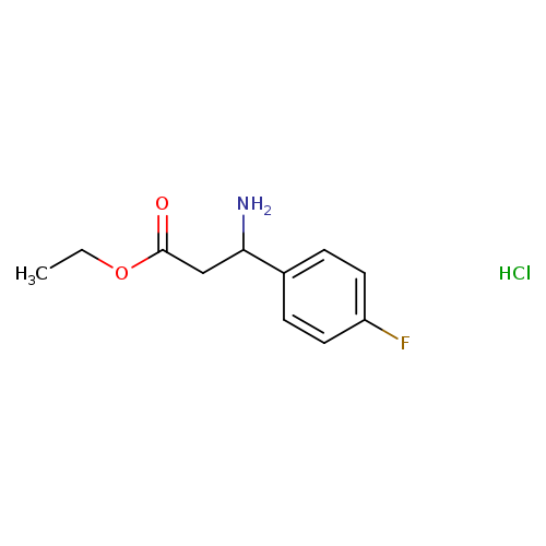 Ethyl 3-amino-3-(4-fluorophenyl)propanoate, HCl