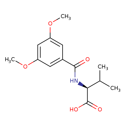 (2S)-2-[(3,5-dimethoxyphenyl)formamido]-3-methylbutanoic acid