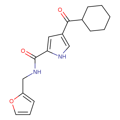 4-cyclohexanecarbonyl-N-[(furan-2-yl)methyl]-1H-pyrrole-2-carboxamide