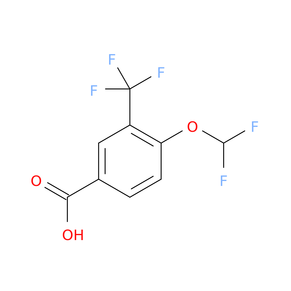 4-(difluoromethoxy)-3-(trifluoromethyl)benzoic acid