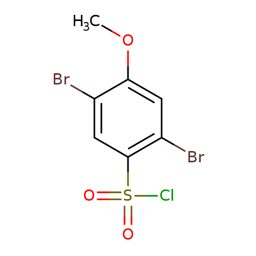 2,5-dibromo-4-methoxybenzene-1-sulfonyl chloride