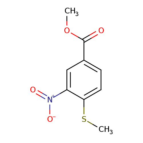 Methyl 4-(methylsulfanyl)-3-nitrobenzenecarboxylate