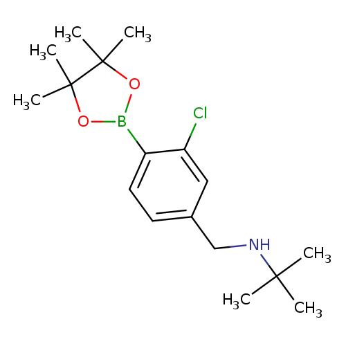 2-Chloro-4-(N-t-butylaminomethyl)phenylboronic acid, pinacol ester