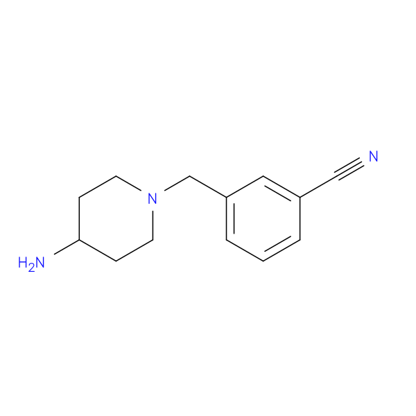3-[(4-aminopiperidin-1-yl)methyl]benzonitrile