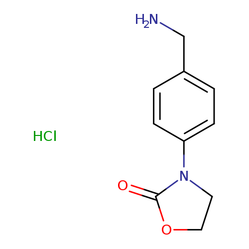 3-[4-(Aminomethyl)phenyl]-1,3-oxazolidin-2-one hydrochloride