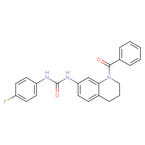 3-(1-benzoyl-1,2,3,4-tetrahydroquinolin-7-yl)-1-(4-fluorophenyl)urea