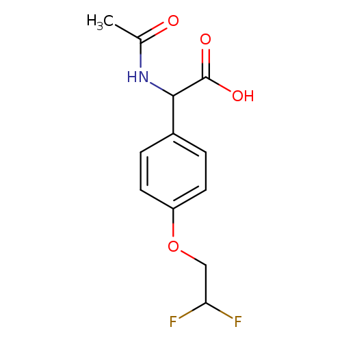 2-[4-(2,2-difluoroethoxy)phenyl]-2-acetamidoacetic acid