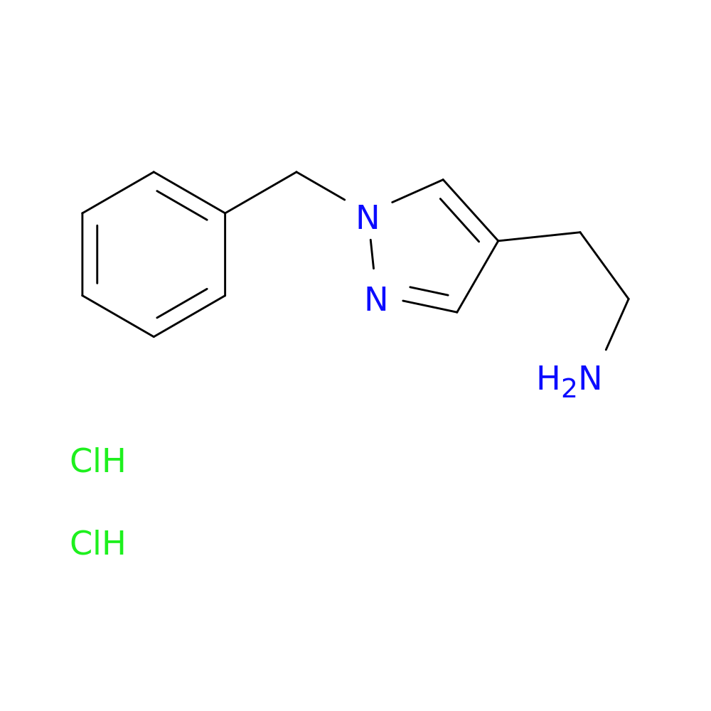 2-(1-benzyl-1H-pyrazol-4-yl)ethan-1-amine dihydrochloride