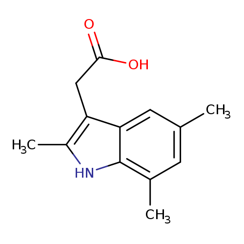 (2,5,7-Trimethyl-1h-indol-3-yl)acetic acid