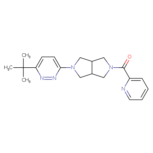 3-tert-butyl-6-[5-(pyridine-2-carbonyl)-octahydropyrrolo[3,4-c]pyrrol-2-yl]pyridazine