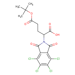 (2R)-5-[(2-methylpropan-2-yl)oxy]-5-oxo-2-(4,5,6,7-tetrachloro-1,3-dioxoisoindol-2-yl)pentanoic acid