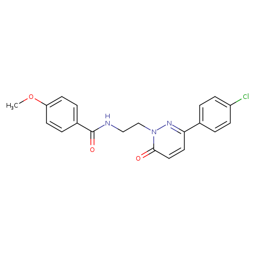 N-{2-[3-(4-chlorophenyl)-6-oxo-1,6-dihydropyridazin-1-yl]ethyl}-4-methoxybenzamide