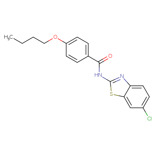 4-butoxy-N-(6-chloro-1,3-benzothiazol-2-yl)benzamide