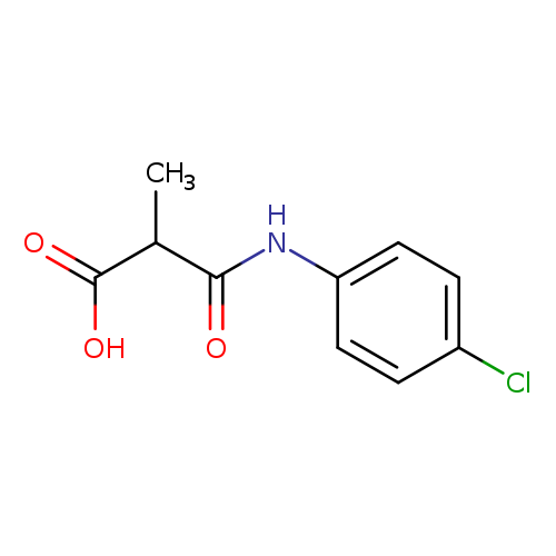 2-[(4-chlorophenyl)carbamoyl]-2-methylaceticacid