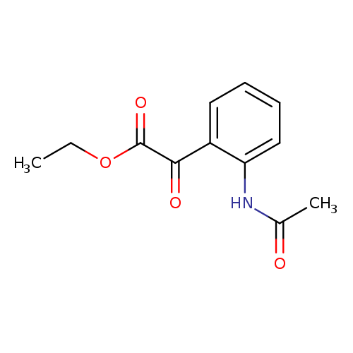 Ethyl 2-(2-acetamidophenyl)-2-oxoacetate