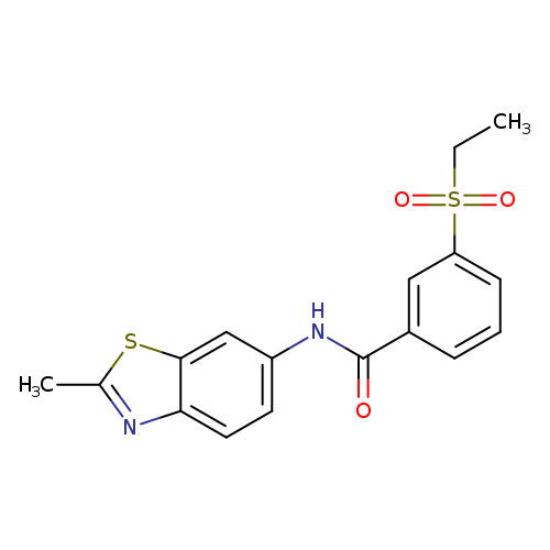 3-(ethanesulfonyl)-N-(2-methyl-1,3-benzothiazol-6-yl)benzamide
