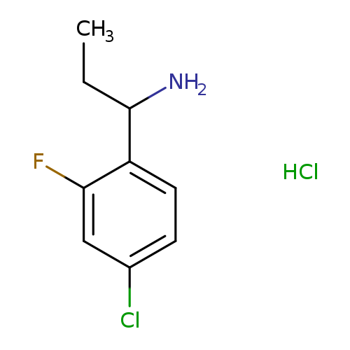 1-(4-Chloro-2-fluoro-phenyl)-propylamine, hydrochloride
