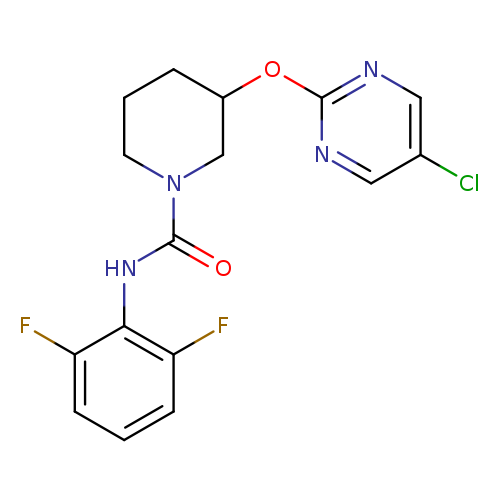 3-[(5-chloropyrimidin-2-yl)oxy]-N-(2,6-difluorophenyl)piperidine-1-carboxamide