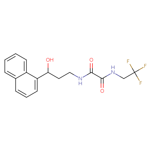 N'-[3-hydroxy-3-(naphthalen-1-yl)propyl]-N-(2,2,2-trifluoroethyl)ethanediamide