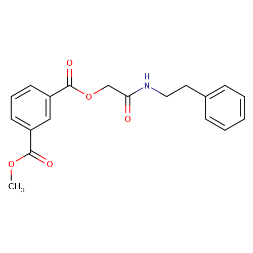 1-methyl 3-[(2-phenylethyl)carbamoyl]methyl benzene-1,3-dicarboxylate