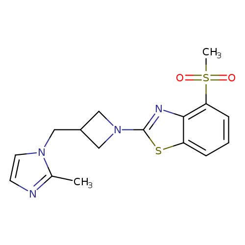 4-methanesulfonyl-2-{3-[(2-methyl-1H-imidazol-1-yl)methyl]azetidin-1-yl}-1,3-benzothiazole