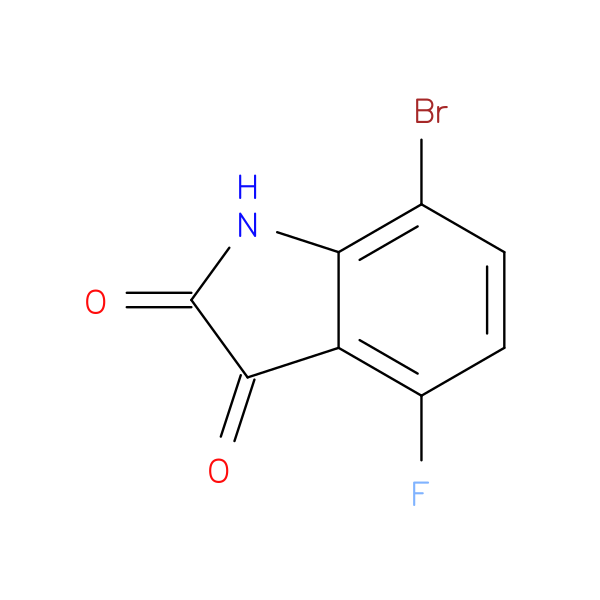 7-Bromo-4-fluoroindoline-2,3-dione