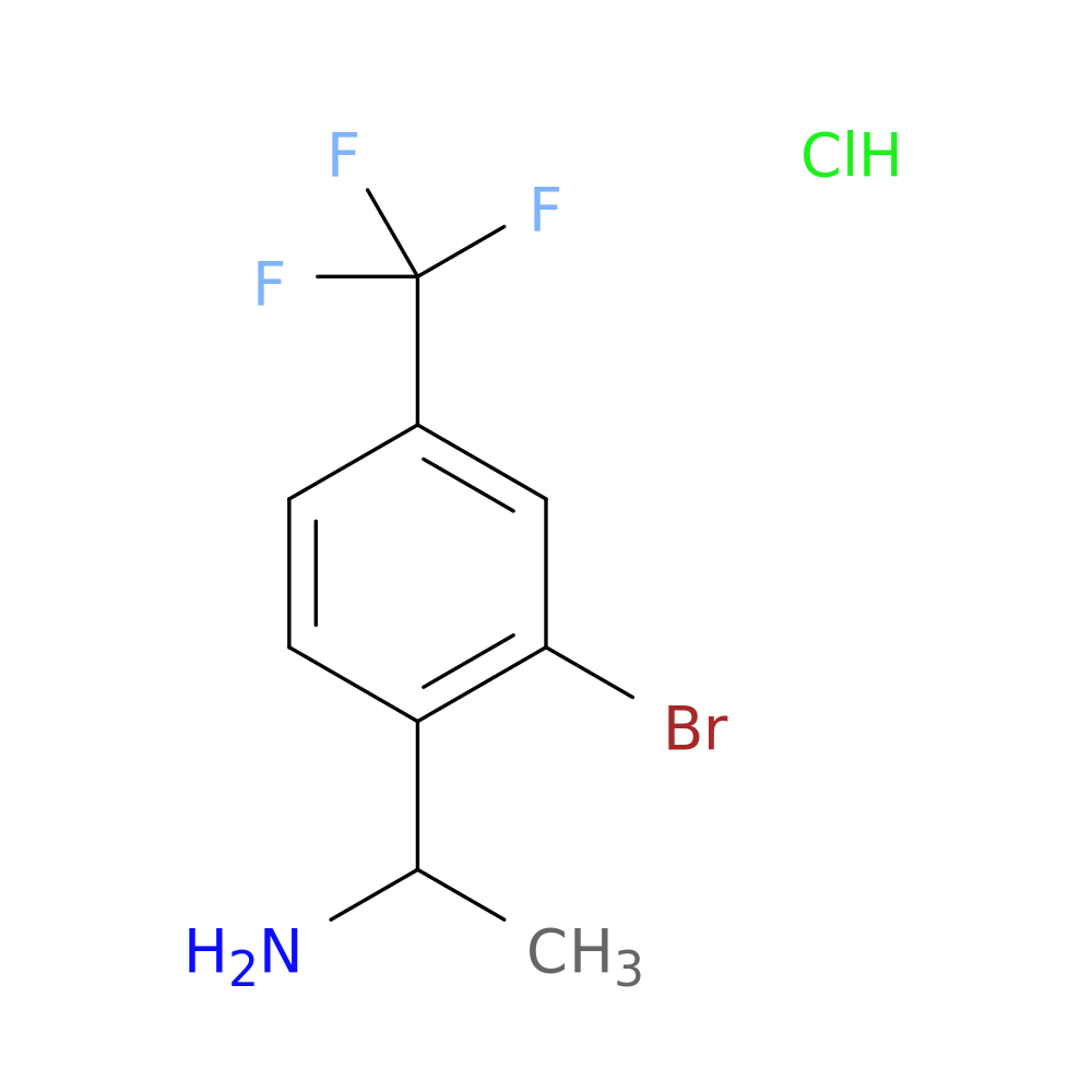 1-(2-Bromo-4-trifluoromethyl-phenyl)-ethylamine, hydrochloride