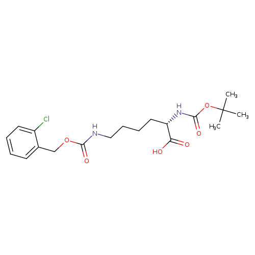 L-Lysine,N6-[[(2-chlorophenyl)methoxy]carbonyl]-N2-[(1,1-dimethylethoxy)carbonyl]-