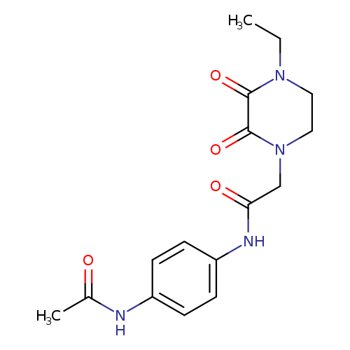 N-(4-acetamidophenyl)-2-(4-ethyl-2,3-dioxopiperazin-1-yl)acetamide